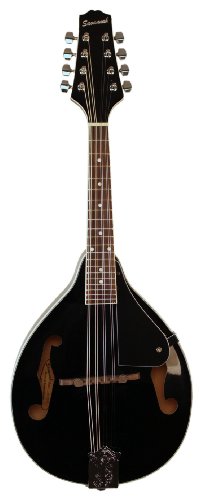 Savannah SA-100-BK A-Model Mandolin, Black