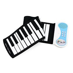 Eoncore 37 Keys Roll up Portable Keyboard Piano for Kids Electronic Music Keyboard Piano with Lo ...