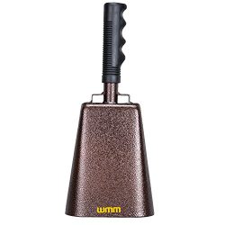 10 Inch Steel Cowbell with Handle Cheering Bell for Sports Events Large Solid School Bells & ...