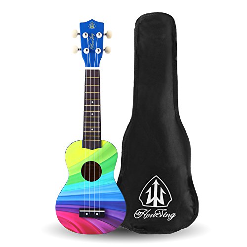 Honsing Soprano Ukulele Beginner Hawaii kids Guitar Uke Basswood 21 ...