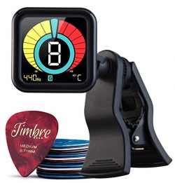 TimbreGear Beast Chromatic Clip-On Tuner Guitar Tuner For – Acoustic Guitar, Electric Guit ...