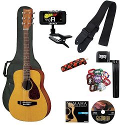 Yamaha JR1 FG Junior 3/4 Size Acoustic Guitar with Gig Bag and Legacy Accessory Bundle