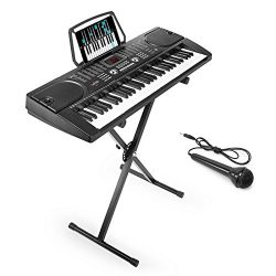 Hamzer 61-Key Digital Music Piano Keyboard – Portable Electronic Musical Instrument – ...