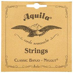 Aquila New Nylgut AQ-5B Banjo Strings – Medium Tension DBGDG – 1 Set of 5