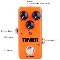 Timer Guitar Pedal, Mini Effect Processor Fully Analog Circuit Universal for Guitar and Bass, Ex ...