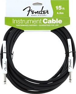 Fender Performance Series Instrument Cables (Straight-Straight Angle) for electric guitar, bass  ...