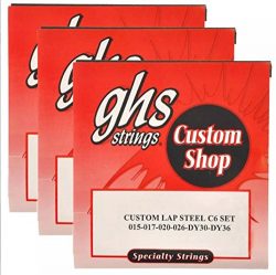 GHS Electric Lap Steel Strings C6 Tuning 15-36 (3 Pack)