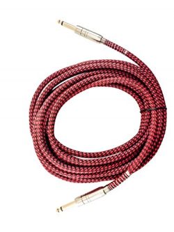 Guitar Cable 20 ft/6m by JiGMO – For Acoustic Guitar, Electric & Bass Guitars, Violins ...