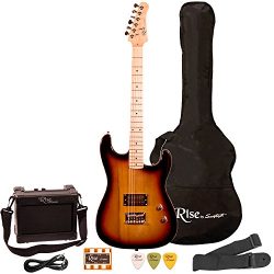 Rise by Sawtooth ST-RISE-ST-SB-KIT-1 Electric Guitar Pack, Sunburst