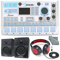 Arturia SparkLE Hardware Controller and Software Drum Machine and Deluxe Bundle w/ Samson SR360  ...