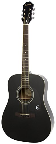 Epiphone DR-100 Acoustic Guitar, Ebony