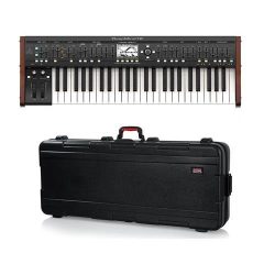 Behringer DeepMind 12 True Analog 12-Voice Polyphonic Synthesizer – With Gator Cases TSA S ...