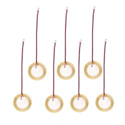 MAISHO 20Pcs 27mm Piezo Discs with Leads Mic Drum Trigger Acoustic Pickup CBG Guitar