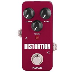 Distortion Guitar Pedal Mini Guitar Effect Pedal Processor of Classic Distortion Tone Effect Uni ...