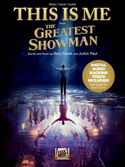 This Is Me – from The Greatest Showman – Piano/Vocal/Guitar Sheet Music Single with  ...