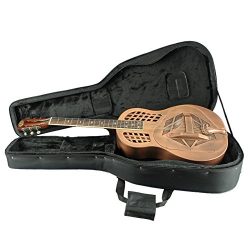 Royall Trifecta Copper Plated Tricone Resonator Guitar with Case 