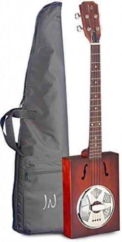 James Neligan CASK-PUNCHEON Cask Series Acoustic Cigar Box Guitar with Gig Bag Included