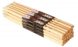 On Stage Maple 5A Wood Tip Drumsticks 12 Pairs