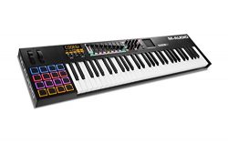 M-Audio Code 61 Black | 61-Key USB MIDI Keyboard Controller with X/Y Touch Pad (16 Drum Pads / 9 ...