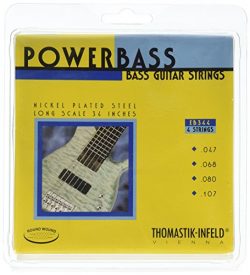 Thomastik-Infeld EB344 Bass Guitar Strings: Power Bass 4 String Magnecore Set G, D, A, E Set