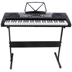 LAGRIMA Electric Piano Keyboard 61 key Keyboard Music Piano Portable Electronic Digital paino wi ...