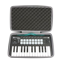 Hard Travel Case for Novation LAUNCHKEY MINI MK2 25 Key USB Keyboard Controller by co2CREA