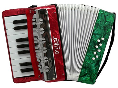 D'Luca G104-MX-PL Kids Piano Accordion 17 Keys 8 Bass RWG ...