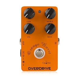 Caline USA Digital Overdrive Guitar Effect Pedal with 4 Control Knobs (CP-18)