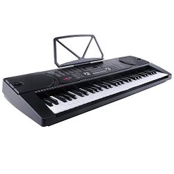 LAGRIMA Electric Piano Keyboard, 61 key Keyboard Music Piano, Portable Electronic Digital Piano  ...