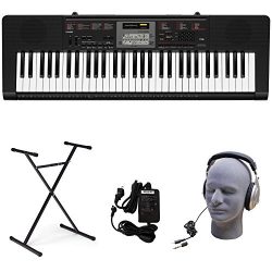 Casio CTK-2090 PPK Premium Keyboard Pack with Power Supply, Stand, and Headphones