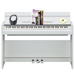 Yamaha Arius YDPS52WH 88 Key Weighted Graded Hammer Keyboard Digital Piano with Touch Sensitivit ...