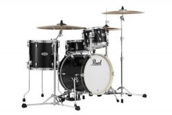 Pearl Midtown MDT764P/C701 4 Piece Drum Shell Pack, Black Gold Sparkle