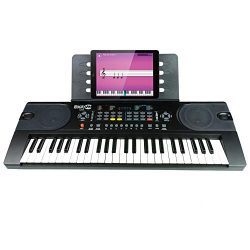 RockJam (RJ549) 49-Key Portable Electric Keyboard Piano With Power Supply, Sheet Music Stand and ...