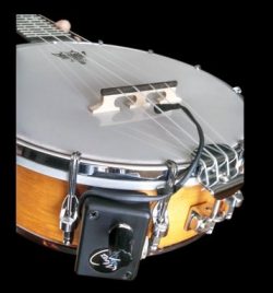 RESONATOR BANJO PICKUP with FLEXIBLE MICRO-GOOSE NECK by Myers Pickups ~ See it in ACTION! Copy  ...