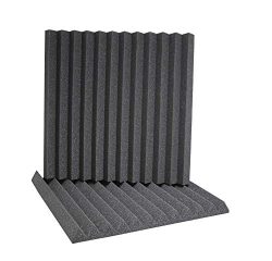 ATS Wedge Foam Acoustic Panels (Charcoal) – 24x24x2 (6pk)