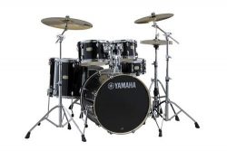 Yamaha Stage Custom Birch 5pc Drum Shell Pack – 22″ Kick, Raven Black