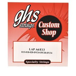 GHS Electric Lap Steel Strings A6/E13 Tuning 15-34