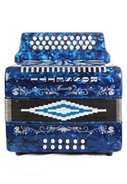 Rossetti 31 Button Accordion 12 Bass FBE Blue