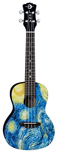 Luna Uke Starry Night Ukulele-Concert with Gigbag STR C