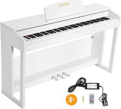 LAGRIMA LG-803 88-Key Beginner Digital Piano with Full-Size Weighted Keys | Muti-functional Pian ...