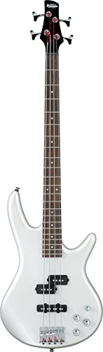 Ibanez 4 String Bass Guitar, Right Handed, Pearl White (GSR200PW)