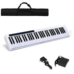Costzon 61-Key Portable Touch Sensitive Keys Digital Piano, Upgraded Premium Electric Keyboard W ...
