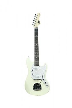 ivy ISMF -200 VW Strat Solid-Body Electric Guitar, Vintage White