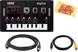 Korg Nu:Tekt NTS-1 Digital DIY Synthesizer Bundle with MIDI Cable, Aux Cable, and Austin Bazaar  ...