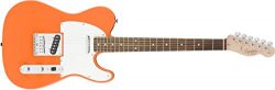 Squier by Fender Affinity Series Telecaster Beginner Electric Guitar – Competition Orange