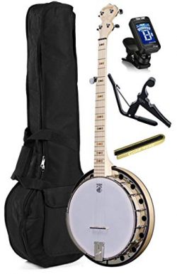 Deering Goodtime 2 5-String Resonator Banjo with Padded Bag, Capo, Mute and Tuner