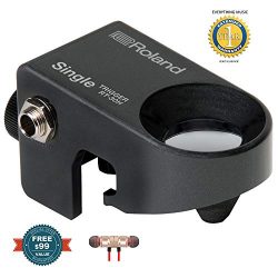 Roland RT-30H Single Acoustic Drum Trigger includes Free Wireless Earbuds – Stereo Bluetoo ...