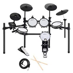 Donner DED-200 Electric Drum Set Kit Electronic with 5 Drums 4 Cymble, Electric Drum, Audio Line ...