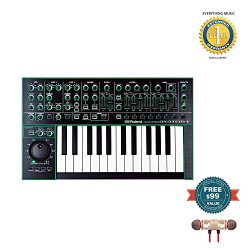 Roland SYSTEM-1 25-Key Plug-Out Synthesizer includes Free Wireless Earbuds – Stereo Blueto ...